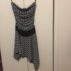 Black and white dress